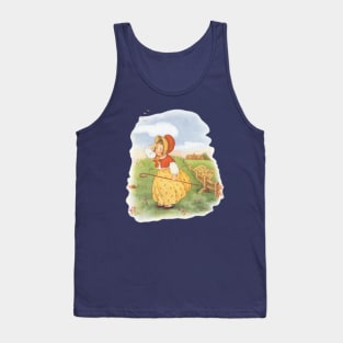 Vintage Mother Goose Nursery Rhymes, Little Bo Peep by Mary Lafetra Russell Tank Top